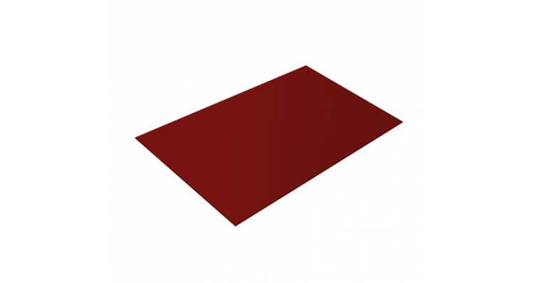 Плоский лист 0,4 PE RAL 3011 коричнево-красный