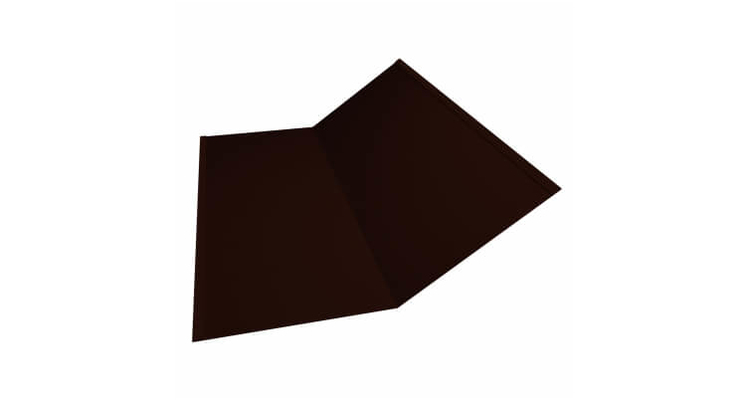 Планка ендовы нижней 300x300 Drap RR 32 темно-коричневый