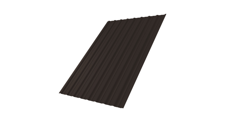 Профнастил С10A 0,45 Drap TX RR 32 темно-коричневый