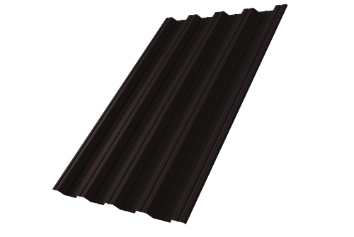 Профнастил НС44 0,5 Satin Matt TX RAL 9005 черный