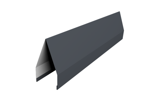 Ламель забора жалюзи Tokyo 0,5 Drap TX с пленкой RAL 7024 мокрый асфальт