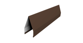 Ламель забора жалюзи Tokyo 0,45 PE с пленкой RAL 8017 шоколад