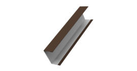 Крышка жалюзи Milan,Tokyo 0,45 Drap RAL 8017 шоколад (3м)